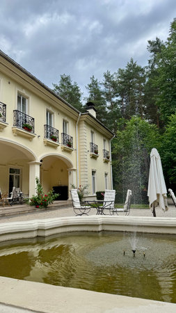 Villa in Vilnius, Lithuaniaの写真素材