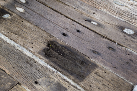 Old wood flooring textureの写真素材
