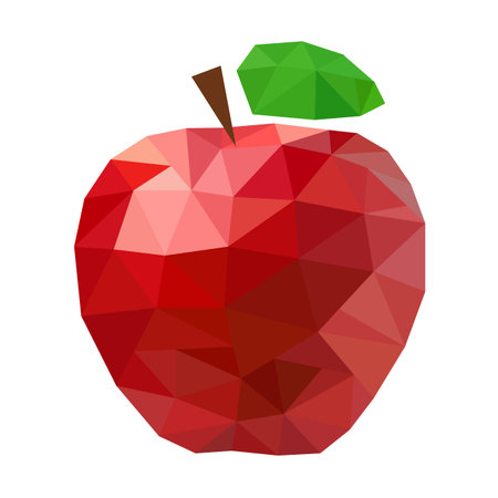Red Apple abstractのイラスト素材