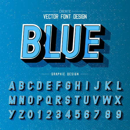font and alphabetical vector on background, letter and text graphic art design.のイラスト素材