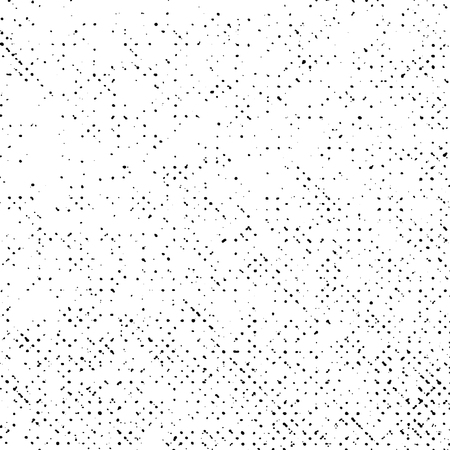 grunge texture on white background, abstract grungy vector, halftone dot, rough monochrome designのイラスト素材