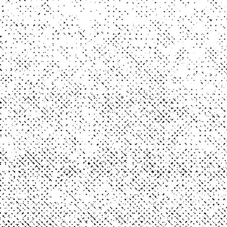 grunge texture on white background, abstract grungy vector, halftone dot, rough monochrome designのイラスト素材