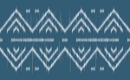Geometric ethnic pattern, Embroidery continuous tribal background, Vector fashion textile seamless...