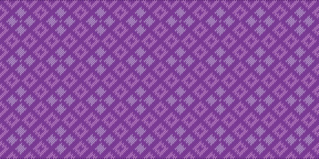Vector cross stitch jacquard background, Knitted ethnic pattern, Embroidery concept zigzag style, Pink pattern square vintage, Design for textile, fabric, backdrop, digital print, wall artのイラスト素材