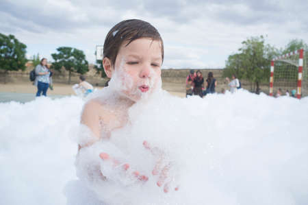 Foam Partyの写真素材