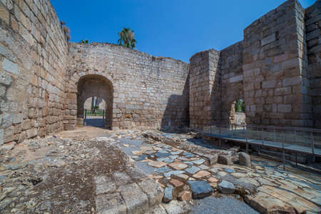 Alcazaba citadel in Merida, Spainのeditorial素材