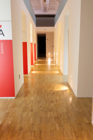 Almendralejo, Spain - Jan 26th, 2018: Wine Science Museum of Almendralejo Building, former alcohol factory. Extremadura, Spainのeditorial素材