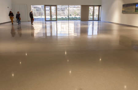 Jaen, Spain - December 29th, 2017: Iberian Art Museum Building in Jaen, Spain. main hallのeditorial素材