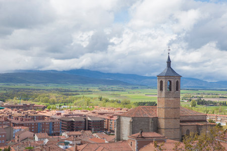Parish Church of Santiago, located in the southern suburbs of Ãvila, Spain