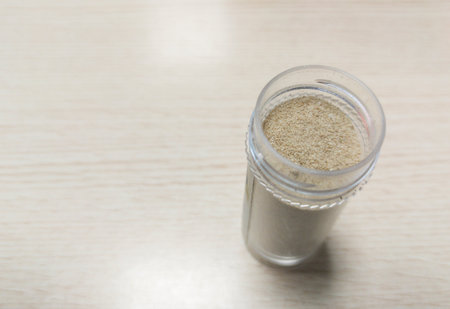 High phosphorus content fertilizer 11-6-40. Can with granulated phosphorの写真素材