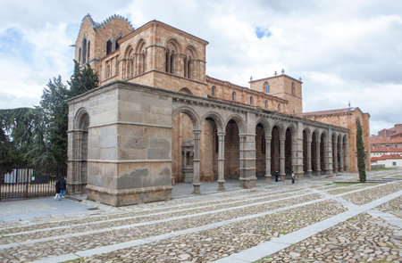 Basilica of San Vicente, Avila, Spain, examples of Romanesque architecture