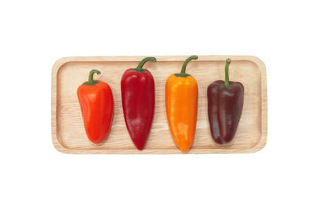 Isolated bell pepper on white background