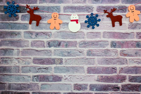 Top view photo with Christmas concept.の写真素材