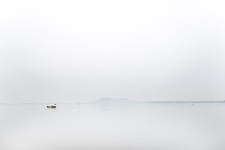 East Lake morningの写真素材