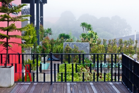 modern design balcony の写真素材