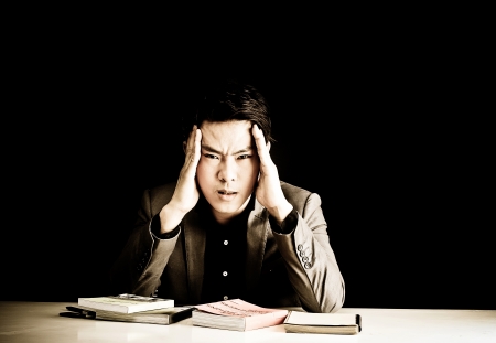 stress guyの写真素材