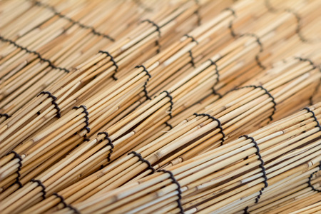 Traditional nature bamboo pad texture