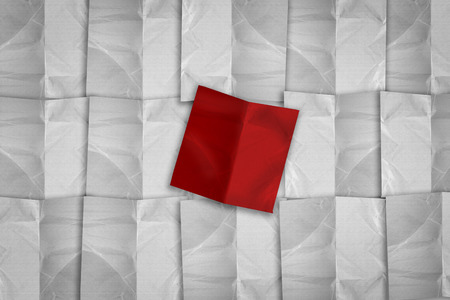 white and red paper pad with creativity ideas concept