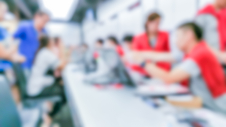 Abstract blur hospital cashier background background conceptの写真素材