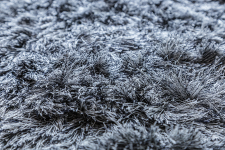 fur grey color tone carpet texture backgroundの写真素材