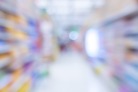 Blur department store with bokeh backgroundの写真素材