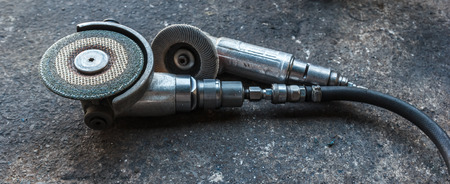 air angle grinderの写真素材