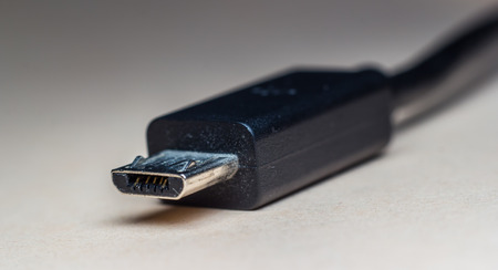 charger cable close upの写真素材