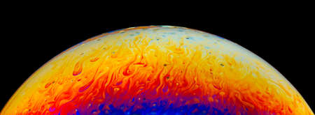 Rainbow colors created by soap, bubble,or oil makes can use for background