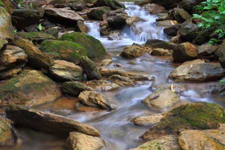 Mountain River in Thailand national park.の写真素材
