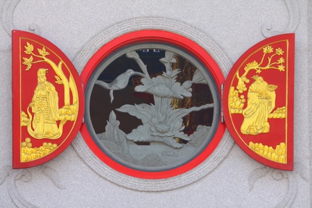 Traditional Chinese windowの写真素材