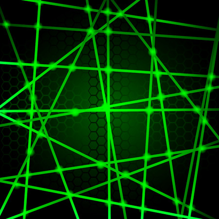 Random chaotic lines abstract geometric pattern / texture.のイラスト素材
