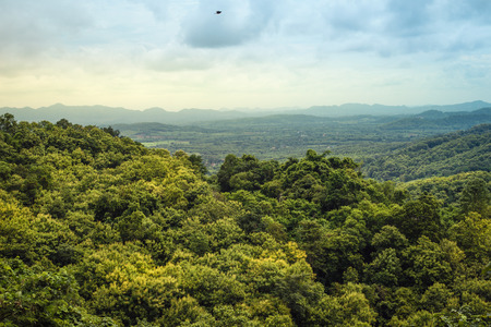 Nature trails along the way, during the rainy season.