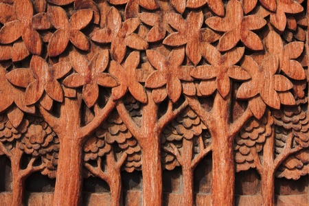 wood carvingの写真素材