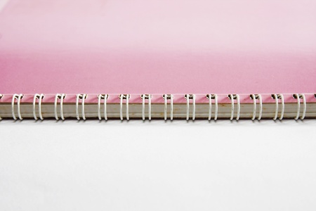 Notebook on the whiteの写真素材