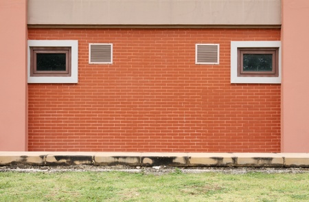 brick wall and Ventilator