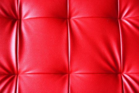 red leather of sofaの写真素材