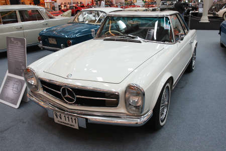 BANGKOK-FEB 08 Mercedes Benz 230SL Pagoda on Display at CLASSIC CAR EXPOSITION 2012 ,February 08...