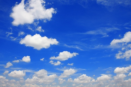 Blue sky with clouds