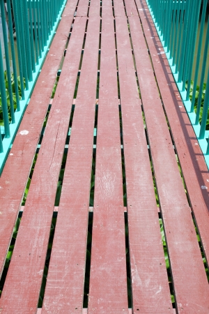 Wood bridgeの写真素材