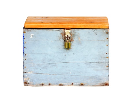 Old wooden box