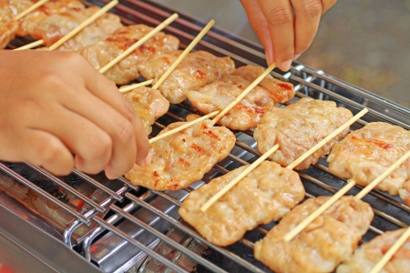 Traditional Thai steak roasted porkの写真素材