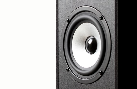 Speaker on whiteの写真素材