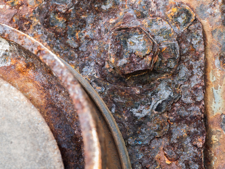 The Steel Plate Rust Textureの写真素材