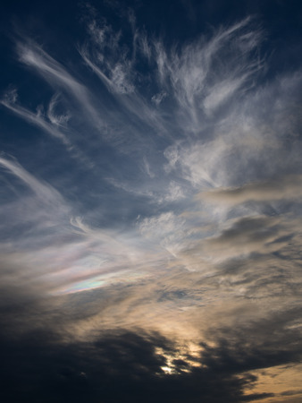 Clouds and Blue Sky in The Morningの写真素材