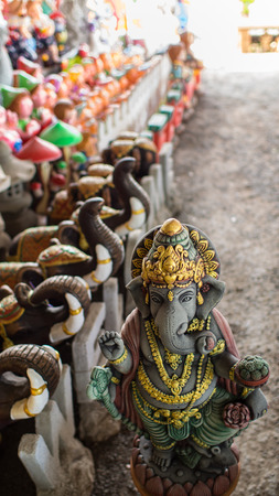 Ganesh Closed with The Elephant Dollの写真素材