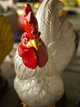 The Chicken Statue in The Gardenの写真素材
