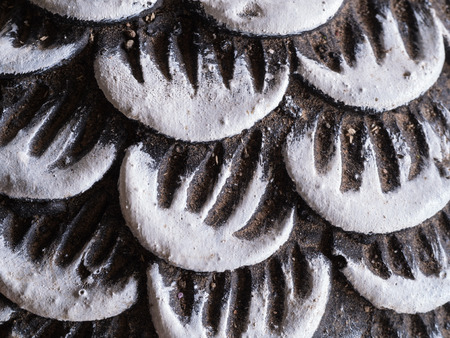 The Surface of The Owl Statueの写真素材