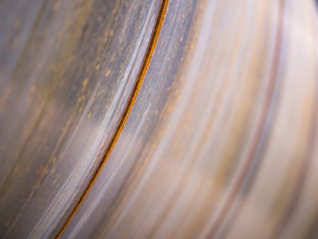 The Surface of The Welded Tightly Rust on The Steel Pipeの写真素材