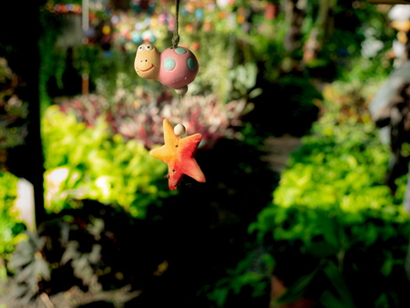 The Snail Doll with The Star Hanging in The Garden