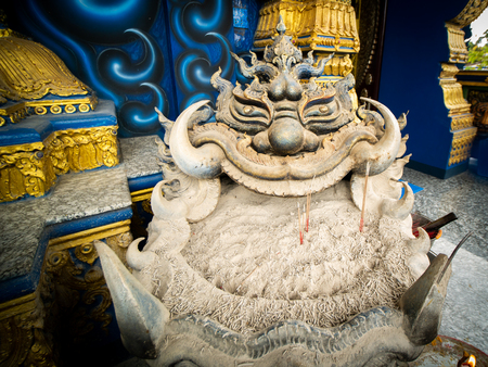 The Incense Burner is a  Shaped Giant Open Mouth in The Church